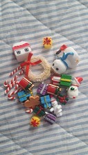 Large Lot Miniature Dollhouse Christmas Lot 1:12 decorations and toys Set: 6 pix picture
