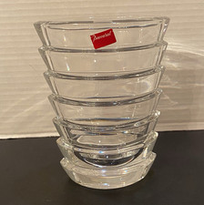 VTG Baccarat Coco Crystal Flower Vase 5.5” Authentic Layered Clear Art Crystal picture