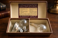 Vintage DeVilbiss Glass Medical Atomizer Dental Instrument Set w/ Novocain... picture