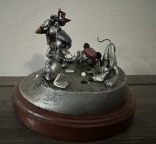 Chilmark Disney Comic Capers Foursome Follies Pewter Sculpture Artist Proof Golf picture