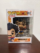 Hercule Funko Pop Dragon Ball Super Signed Chris Rager  picture