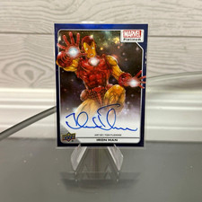 2023 Marvel Platinum Blue Rainbow Artist 22/25 Iron Man Tom Fleming Auto 💥💥 picture
