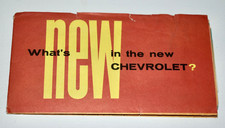 Original Vtg 1955 WHAT'S NEW IN THE NEW CHEVROLET Dealer FoldOut Bel Air 210 150 picture