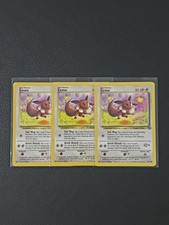Lot of 3 Eevee Unlimited Common Jungle 51/64 MP Pokemon TCG picture