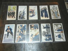 CARRERAS 1938 MILITARY complete 50 CARD SET UK  BRITAINS DEFENCES  planes ships picture