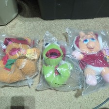 Vintage 1988 McDonalds Baby Muppets With Tags- Kermit, Fozzie, Miss Piggy picture