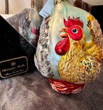 Christopher Radko Ornament. Three French Hens, #3 of 12 Days of Christmas. New picture