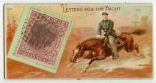 c1889 Duke's Postage Stamp card - Letters For The Front - Spain war stamp MR14 picture