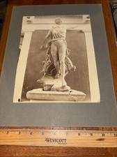 Vintage Nike / Paionios Mounted Greek Sculpture Photo Olympia Museum Greece picture