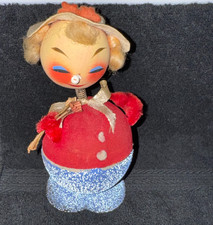 Vintage 1950's Paper Mache Bobble Head Candy Container picture