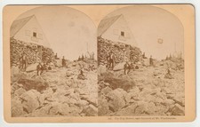 TIP TOP HOUSE - SUMMIT MT WASHINGTON - TOURISTS - WHITE MOUNTAINS  NEW HAMPSHIRE picture