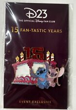 Disney D23 15th Anniversary Cake Pin DEC Lilo & Stitch Angel 2024 Employee Pin picture