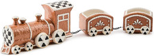 MACKENZIE-CHILDS Ceramic Train, Indoor Holiday and Christmas Decorations, Ginger picture