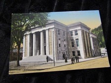 Vintage Postcard Free Public Library Formerly the City Hall New Bedford, Mass picture