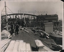 1927 Press Photo Repairs to White House in Washington picture