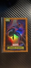 2024 TOPPS CHROME MARVEL Miguel O'Hara Spider Man 2099 ORANGE REFRACTOR  /25 picture