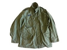 Vintage Military Jacket Small Regular Coat Cold Weather Field M65 Green OG 107 picture