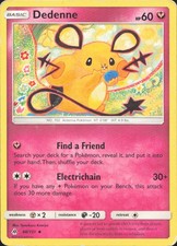 Pokemon Dedenne 88/131 Uncommon Forbidden Light Lightly Played picture