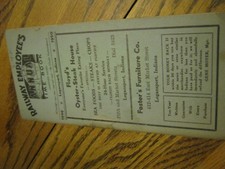1949 1950 Railway Employees Annual Time Book Logansport Iots of advertising picture
