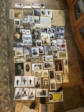 Vintage & Antique Ephemera Lot 70+ Piece’s Negatives-Fam History-WWII Letter etc picture