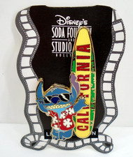 Disney DSF Stitch with Surfboard California Surprise Release Pin picture