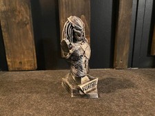 Predator Statue 6 inches Tall Silver Vintage Style picture
