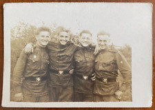 Affectionate Gentle Men Hugging, Handsome Military Guys Gay Int Vintage photo picture