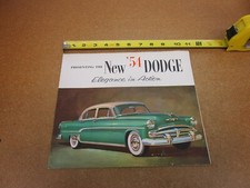 1954 Dodge Royal Coronet V8 V6 sales brochure 12 pg ORIGINAL car literature picture