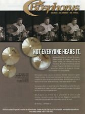2005 Print Ad of Bosphorus Hammer Series Drum Cymbals w Jeff Hamilton picture