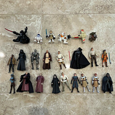 Hasbro Star Wars Action Figure Lot - Darth Vader, Yoda, R2-D2, Clone Trooper picture