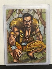 2026 Topps Chrome Marvel Kraven Gold Foil 1/1 Sketch Michael Mastermaker Auto picture