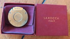 Vintage La Rocca Gold Tone Cigar Cutter Made In Italy w/Box picture