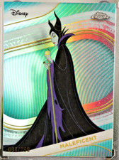 2025 Topps Chrome Disney MALEFICENT #119 TEAL REFRACTOR /299 FIRST PRINT 1/299 picture