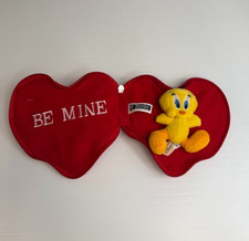 Vintage Tweety Bird Case Heart Zip I Wuv You Looney Tunes Collect Work Party Ex picture
