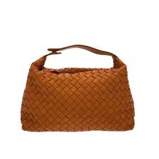 Auth BOTTEGA VENETA Intrecciato 114087 Light Brown Leather - Handbag picture