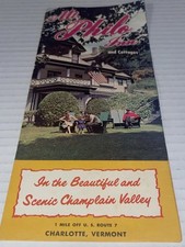 Vintage Mt Philo Inn Cottage Brochure Lake Champlain Vermont VT Griggs Adirondac picture