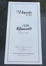 1920s Dorris Motor Company Saint Louis The DORRIS 6-80 Automobile Brochure RARE picture