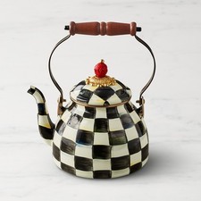 MacKenzie-Childs Courtly Check Tea Kettle picture