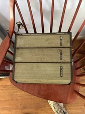 Vintage 1950’s Kromex Aluminum Kitchen Foil Wax Paper Dispenser Wall Mount MCM picture