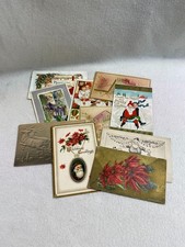Vintage/Antique Christmas Post Cards (Used) - 1908-1912 - Set of 10 picture