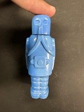 Vintage SPACEMAN Light Blue PEZ NO FEET 1950's  RARE READ DESCRIPTION picture