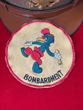 VTG WWII? (MILITARY BOMBARDDMENT) SEW-ON SHOULDER PATCH, USAAF, NAVY?, UN-SEWN picture
