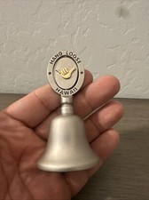 Hawaiian “Hang Loose” 3.5in Silver/Chrome Souvenir Bell picture