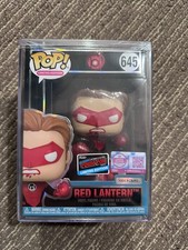 FUNKO POP NYCC 2026 OFFICIAL STICKER LEGENDARY RED LANTERN 645 LE 1000 picture