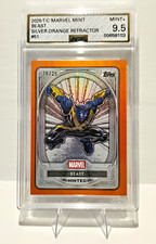 Topps 2025 Marvel Mint BEAST Orange Refractor 12/25 Serial Numbered picture