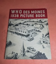 Vintage 1938 WHO Radio Picture Pamphlet Des Moines Iowa Nice picture