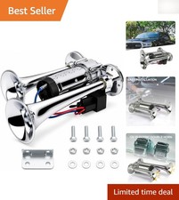 High-Performance 600DB Electric Air Horn with Easy Installation - Silver Zinc picture