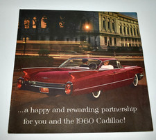 Original Vintage 1960 Cadillac Sales Brochure Large 12