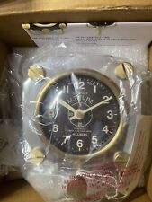 New Pendulux WWII Style Altimeter Table Clock Cast Heavy Aluminum and Brass picture