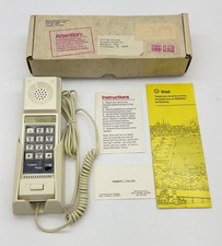 Rare Vintage 1984 Shell Chemical Co Tempo Wall Mounted Telephone Original Box picture